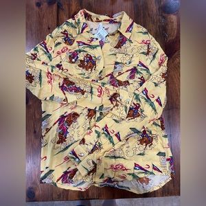 NWT Roper Button-Down Collared Cowboy Shirt Size M